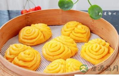 做款宝贝爱吃的【南瓜花卷】 做款宝贝爱吃的【南瓜花卷】
