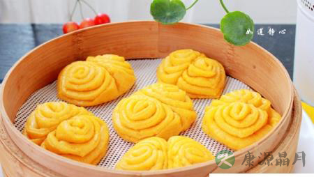 做款宝贝爱吃的【南瓜花卷】 做款宝贝爱吃的【南瓜花卷】