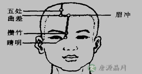 眉冲穴 眉冲穴