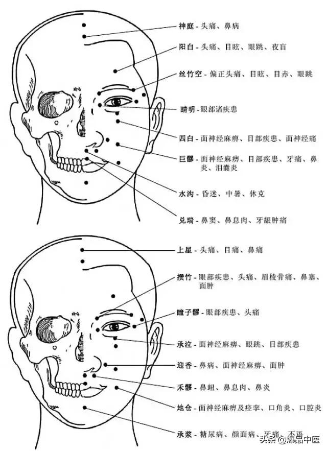 全身穴位治疗口诀大全,配图精华版,想学经络穴位的必须收藏